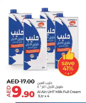 Lulu Hypermarket AL AIN Full Cream Milk offer