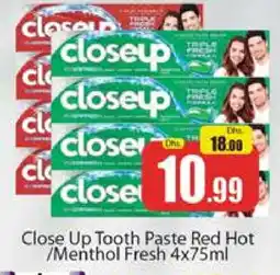 Al Madina CLOSE UP Toothpaste offer