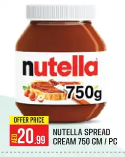 Baniyas Spike Hypermarket NUTELLA Chocolate Spread offer
