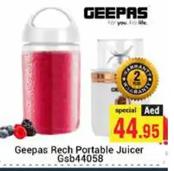 Pasons GEEPAS Juicer offer