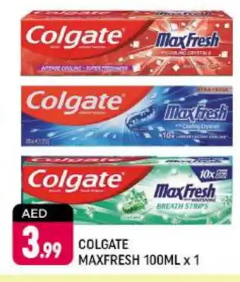 Shaklan COLGATE Toothpaste offer