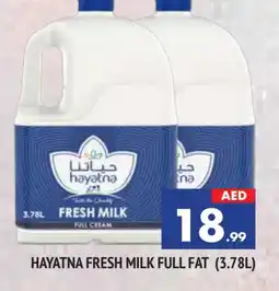 Al Madina HAYATNA Full Cream Milk offer