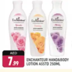 Shaklan Enchanteur Body Lotion & Cream offer