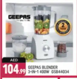 Shaklan GEEPAS Mixer / Grinder offer