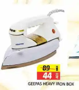 Mango Hypermarket LLC GEEPAS Ironbox offer