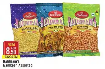 West Zone Supermarket Haldiram's Namkeen Assorted offer