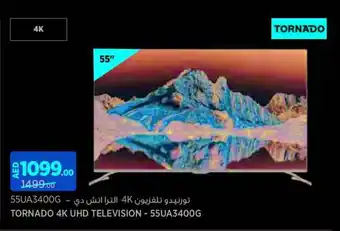 Géant Tornado 4k uhd television 55UA3400G offer