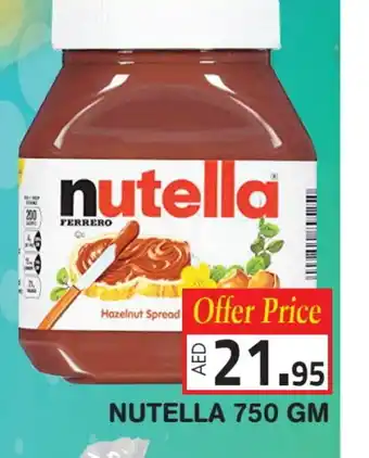 Baniyas Spike Hypermarket NUTELLA Chocolate Spread offer