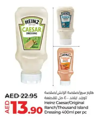 Lulu Hypermarket HEINZ Dressing offer