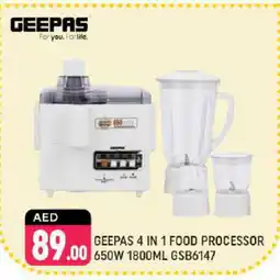 Shaklan GEEPAS Food Processor offer