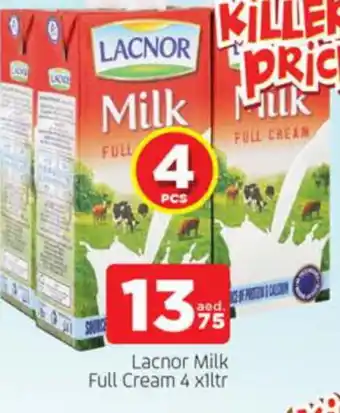 Al Madina LACNOR Full Cream Milk offer