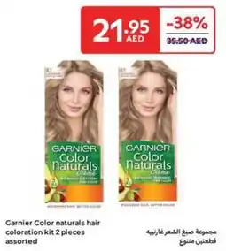 Carrefour Garnier Color naturals hair coloration kit assorted offer