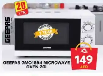 Grand Hyper Market GEEPAS Microwave Oven offer