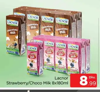 Al Madina LACNOR Flavoured Milk offer