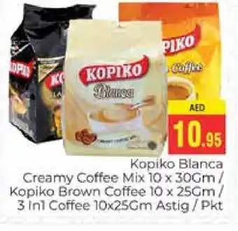 Pasons KOPIKO Coffee offer