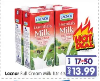 Al Madina Hypermarket LACNOR Full Cream Milk offer