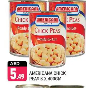 Shaklan AMERICANA Chick Peas offer