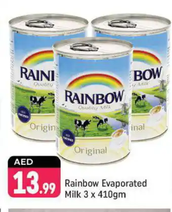 Shaklan RAINBOW Evaporated Milk offer