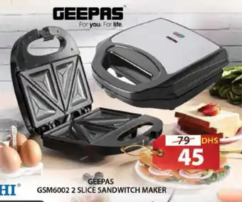 Grand Hyper Market GEEPAS Sandwich Maker offer