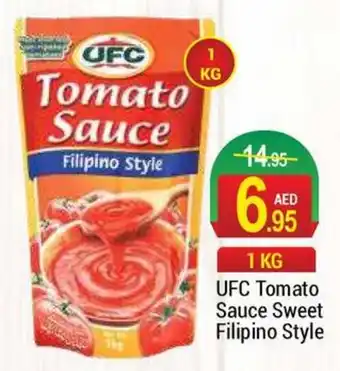 New W Mart UFC Tomato Sauce Sweet Filipino Style offer