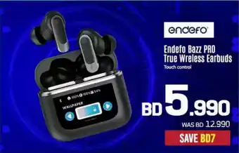 Sharaf DG Endefo Bazz PRO True Wreless Earbuds offer