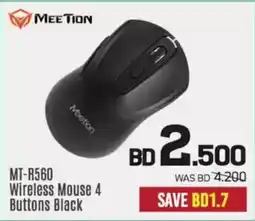 Sharaf DG MeeTion MT-R560 Wireless Mouse 4 Buttons Black offer