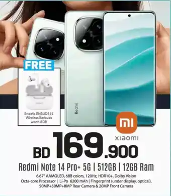 Sharaf DG Xiaomi Redmi Note 14 Pro+ 5G offer