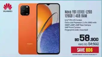 Sharaf DG Huawei Nova Y61 EEVEE-L29D offer