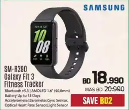 Sharaf DG Samsung SM-R390 Galaxy Fit 3 Fitness Tracker offer