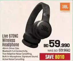 Sharaf DG JBL Live 670NC Wireless Headphone offer