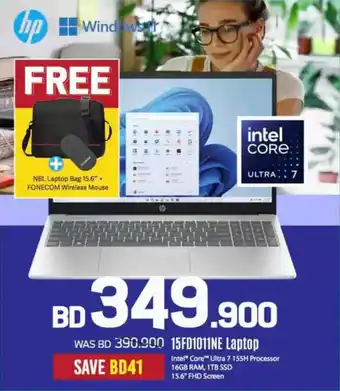 Sharaf DG Hp Window 11 Laptop 15FD1011NE offer