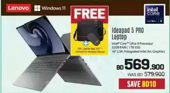 Sharaf DG Lenovo Ideapad 5 PRO Laptop offer