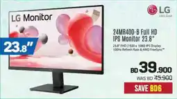 Sharaf DG LG Monitor 24MR400-B Full HD IPS Monitor offer