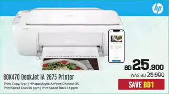 Sharaf DG Hp 60K47C DeskJet IA 2875 Printer offer