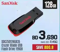 Sharaf DG SanDisk Cruzer Blade USB Flash Drive offer