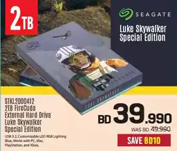 Sharaf DG Seagate Luke Skywalker Special Edition offer