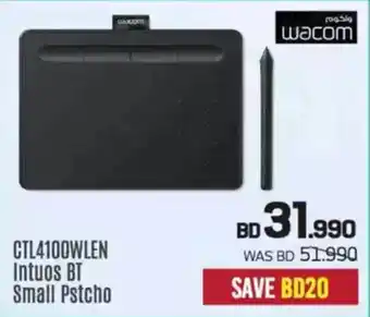 Sharaf DG Wacom CTL4100WLEN Intuos BT Small Pstcho offer