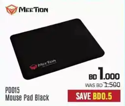 Sharaf DG MeeTion PD015 Mouse Pad Black offer