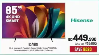 Sharaf DG Hisense 4K UHD Smart 85A61N offer