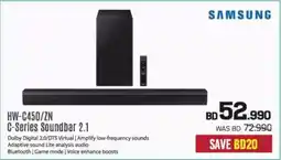 Sharaf DG Samsung HW C450 ZN C Series Soundbar 2.1 offer