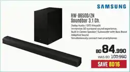 Sharaf DG Samsung HW B650D ZN Soundbar 3.1 Ch offer