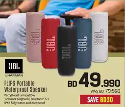 Sharaf DG UBL FLIP6 Portable Waterproof Speaker offer