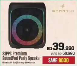 Sharaf DG Smartix SSPPS Premium SoundPod Party Speaker offer