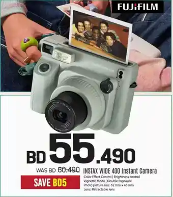 Sharaf DG Fujifilm Instax Wide 400 Instant Camera offer