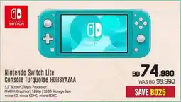 Sharaf DG Nintendo Switch Lite Console Turquoise HDHSYAZAA offer