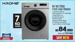 Sharaf DG Krome KR WFL7OSSI Front Load Washer offer