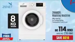 Sharaf DG Zenet ZWM80FL Washing Machine offer