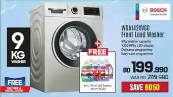 Sharaf DG BOSCH WGA142XVGC Front Load Washer offer