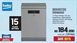 Sharaf DG Beko BDEN38523XQ Dishwasher offer