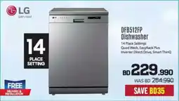 Sharaf DG LG DFB512FP Dishwasher offer